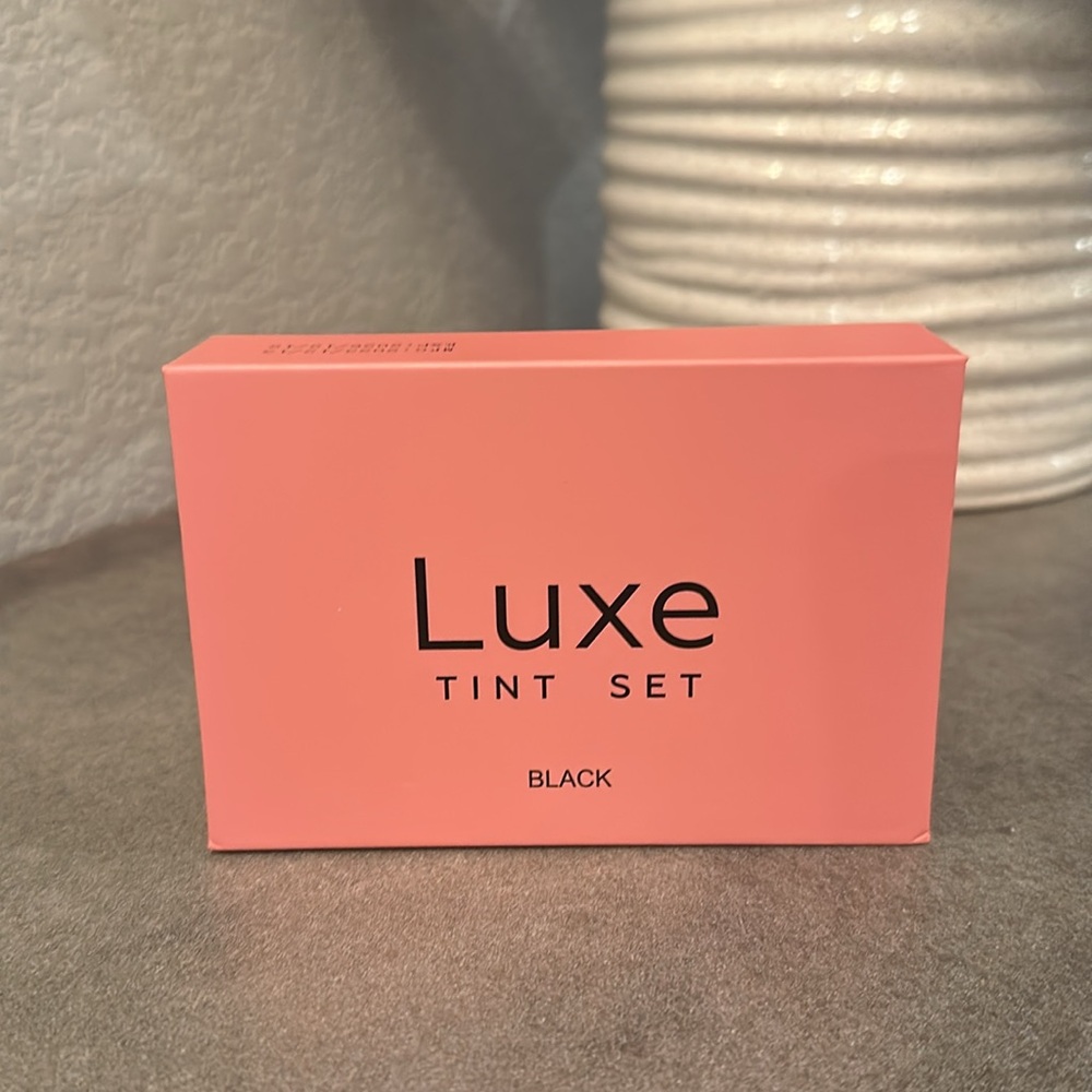 NEW Luxe Lash Tint Set in Black, NIB, Eyelash Tint, Eyebrow Tint